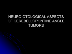 Neurootological aspects of cp angle tumor