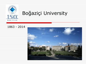 Boğaziçi University - Office of International Relations