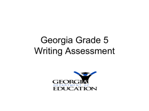 Grade 5 Writing Assessment and Instructional Guide (PPT Format)