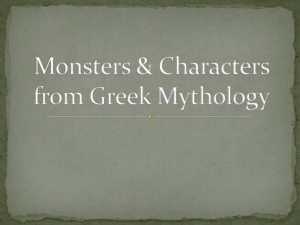 Greek Monsters Powerpoint.