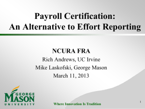 Payroll Certification