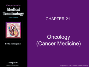 oncology (cancer medicine) - Delmar