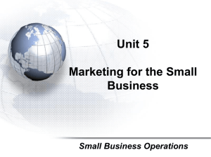 Small Business Operations Unit 05
