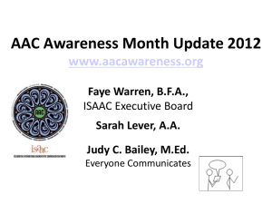 AAC Month Update 2012