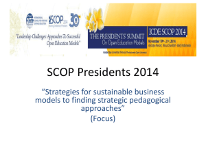 Susane Garrido, Strategies for sustainable business models to