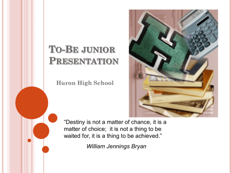 high school junior presentation