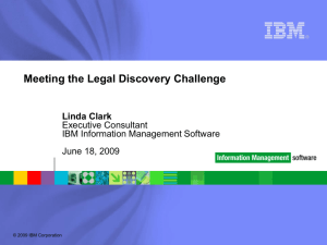 Meeting the eDiscovery Challenge