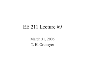 06 EE 211 Lecture #9