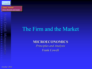 The firm and the market