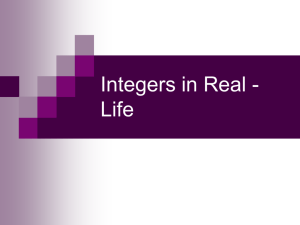 Integers in Real