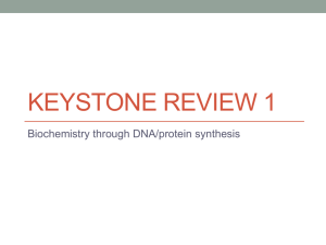 eystone Review PowerPoint for Biochem