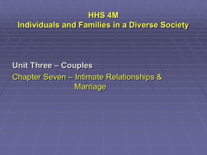 HHS 4M Individuals and Families in a Diverse Society