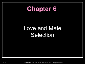 Chapter 6: Attraction and Love