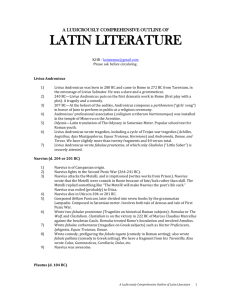 A Ludicrously Comprehensive Outline of Latin