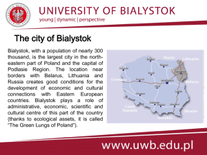 III. University of Bialystok (Poland)