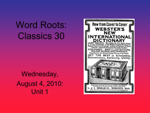 Wednesday, August 4 (PowerPoint Format)