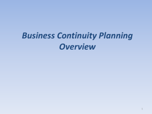 Business Continuity Planning - emergency.nd.edu