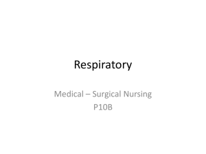 Respiratory - Porterville College