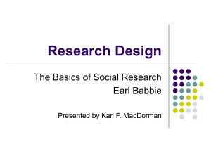 Chapter 4 Research Design