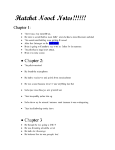 Hatchet Novel Notes