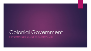 Test 3- Colonial Government - Mater Academy Lakes High School