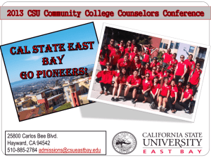 East Bay - The California State University