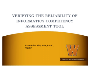 Nursing Informatics Competencies