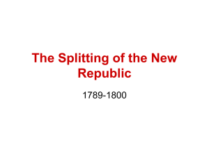 The Splitting of the New Republic