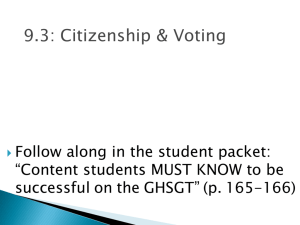 9.3 Citizenship and Voting