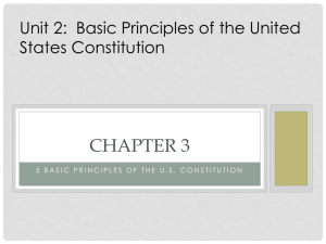 5 Basic Principles of Government/Constitution