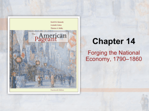Forging the National Economy, 1790–1860