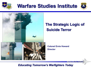 The Strategic Logic of Suicide Terror