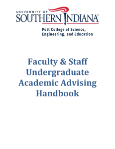 Academic Advising Resources - University of Southern Indiana