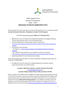 Annex 1: Expressions Of Interest (DOC)