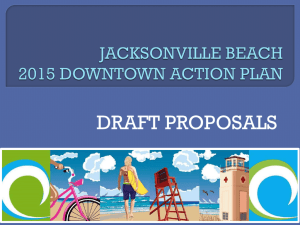 2015 Downtown Action Plan - City of Jacksonville Beach