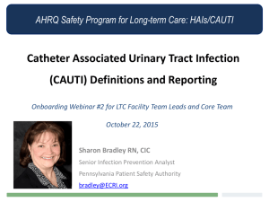 Catheter-Associated Urinary Tract Infection (CAUTI)