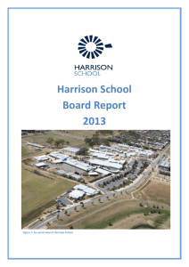 Annual School Board Report 2013