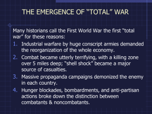 The Emergence of "Total War"