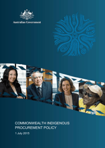 Attachment B: Indicative Indigenous procurement targets by portfolio