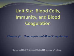 Unit One: Introduction to Physiology: The Cell and