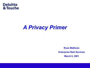 A Privacy Primer - Financial Executives International
