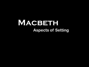 Macbeth - Year Eleven