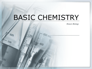 BASIC CHEMISTRY