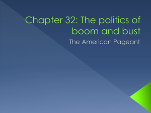 Chapter 32 politics of boom and bust