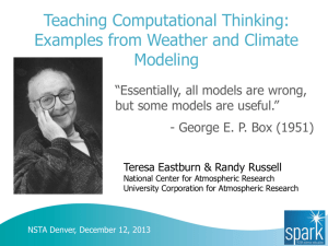 Climate Model - UCAR Center for Science Education