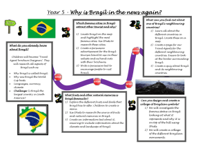 Year 5 - Why is Brazil in the news again?