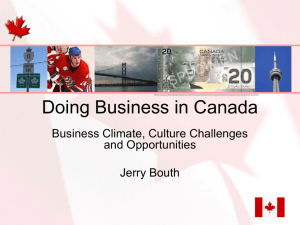 PowerPoint: Doing Business in Canada