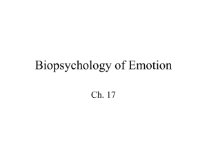 Biopsychology of Emotion