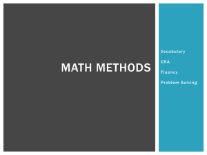 math methods