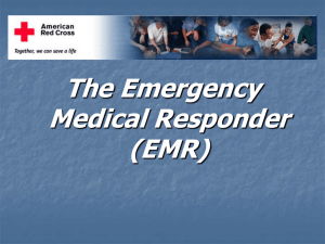 Emergency Response Instructor: Joel Bass MS ATC